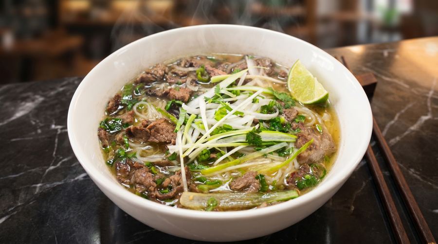 Wok-Seared Beef Pho